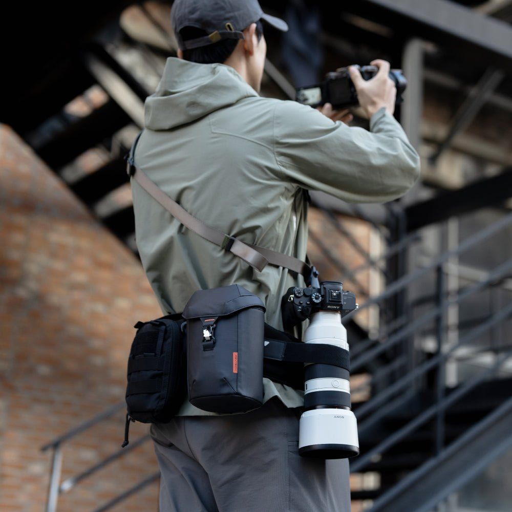 Ceinture de photographie PGYTech OneMo, camouflage nuit noire