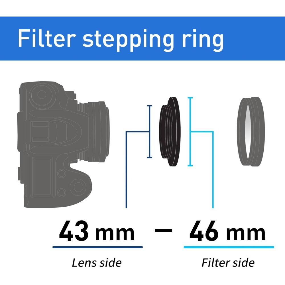 Bague Kenko Stepping 43mm - 46mm