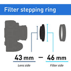 Bague Kenko Stepping 43mm - 46mm