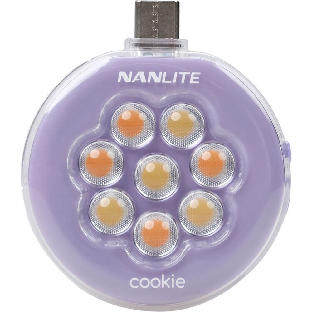 Mini luce LED Nanlite Cookie (lavanda)