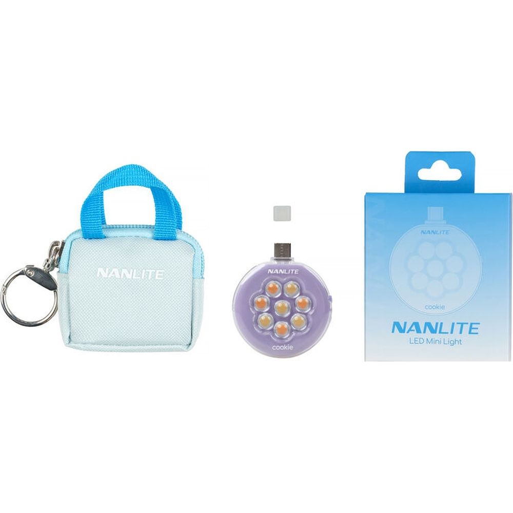 Mini luce LED Nanlite Cookie (lavanda)