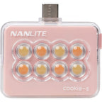 Nanlite cookie-s LED Mini Light (rosa corallo)
