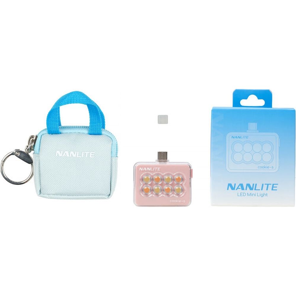 Nanlite cookie-s LED Mini Light (rosa corallo)