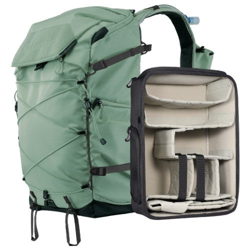 Leofoto Backup Series Zaino 35L Verde Incl.... Large Divider