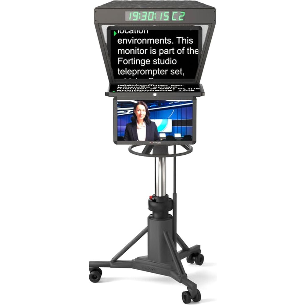 Fortinge ROBO IP 24-HB 24 inch high brightness studio teleprompter met ip input voor ptz cameras