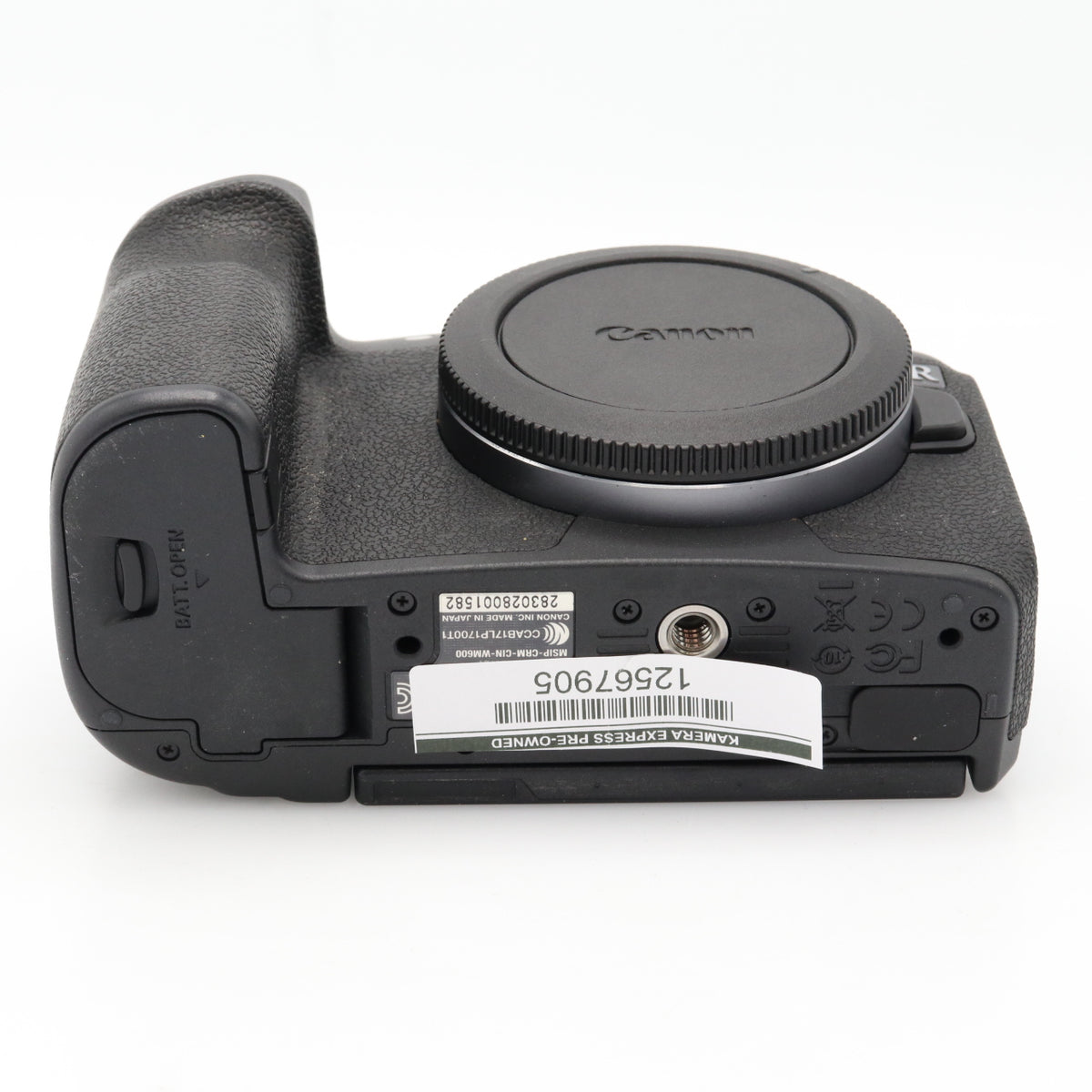 Canon EOS R body used