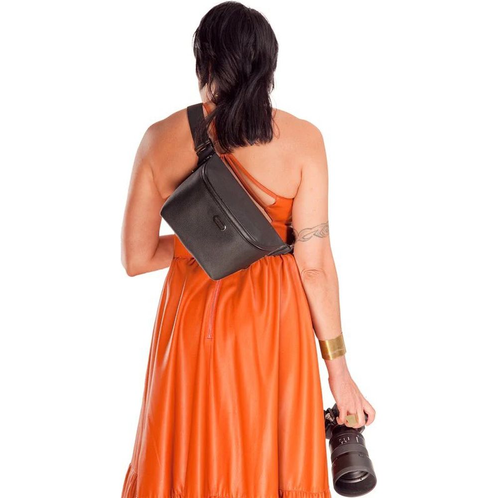 Spider SpiderPro Leather Sling Pouch, Black
