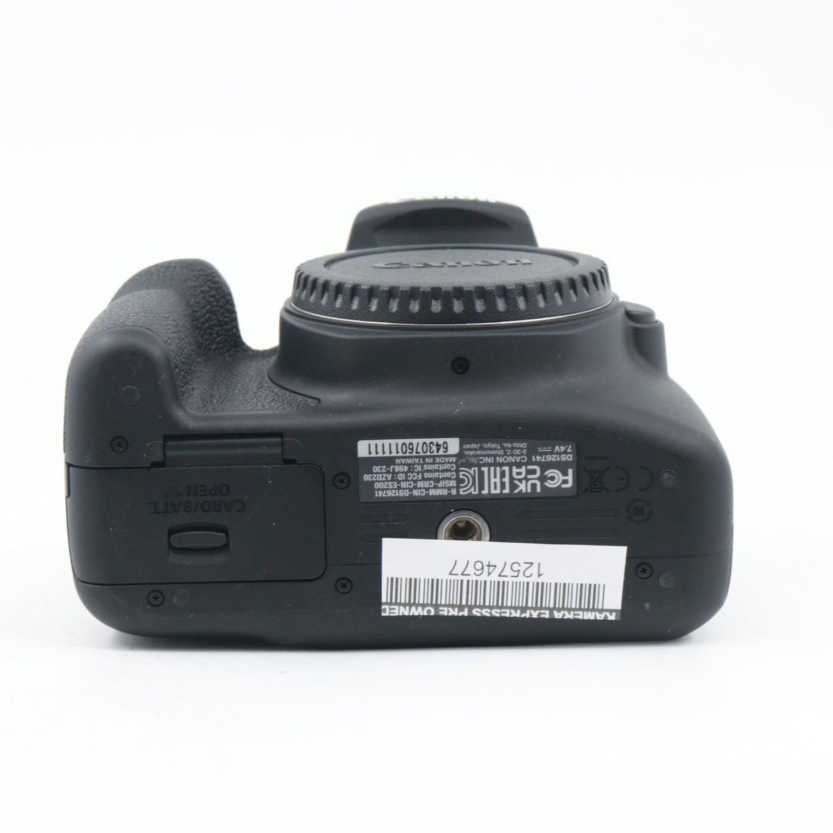 Canon EOS 2000D body used