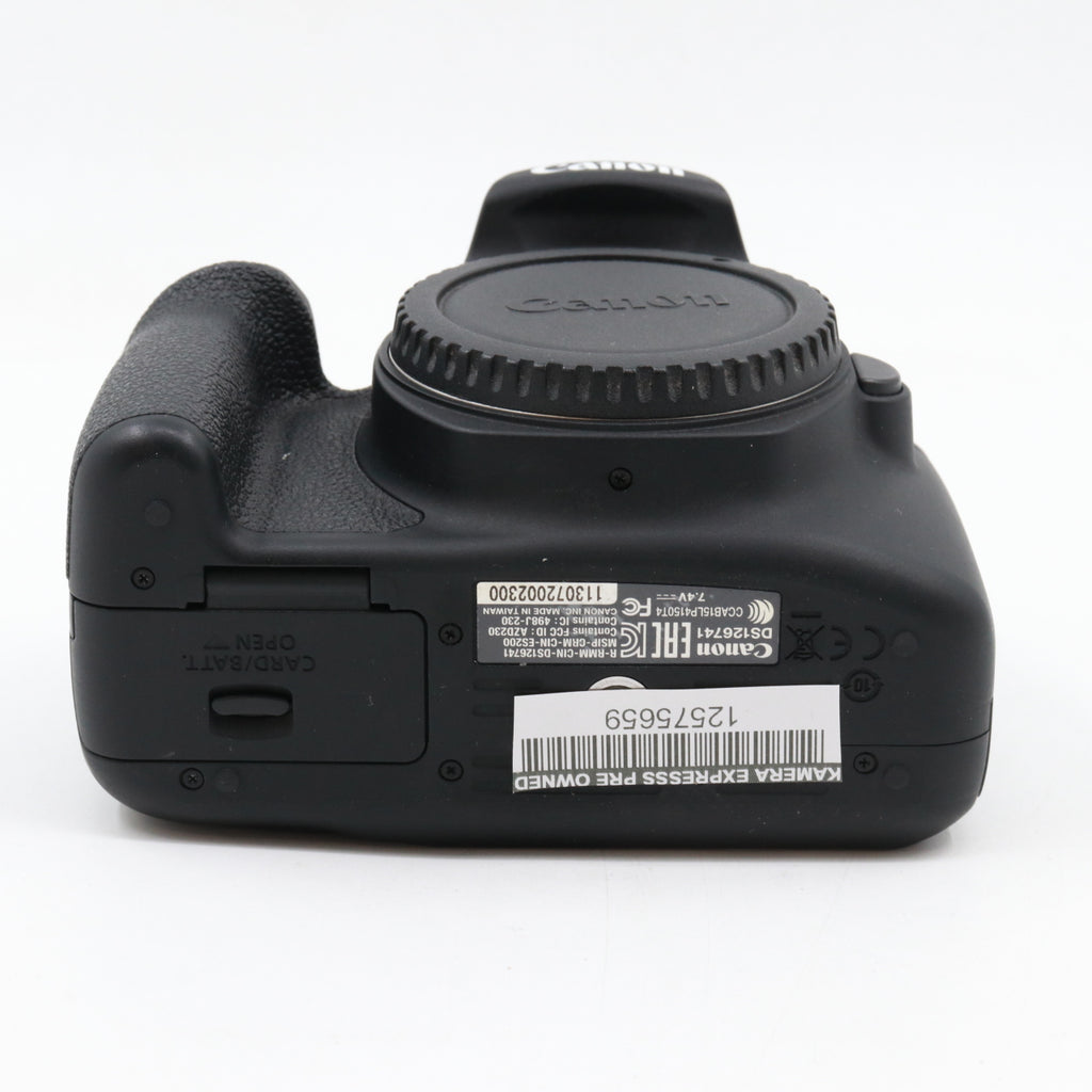 Canon EOS 2000D body used