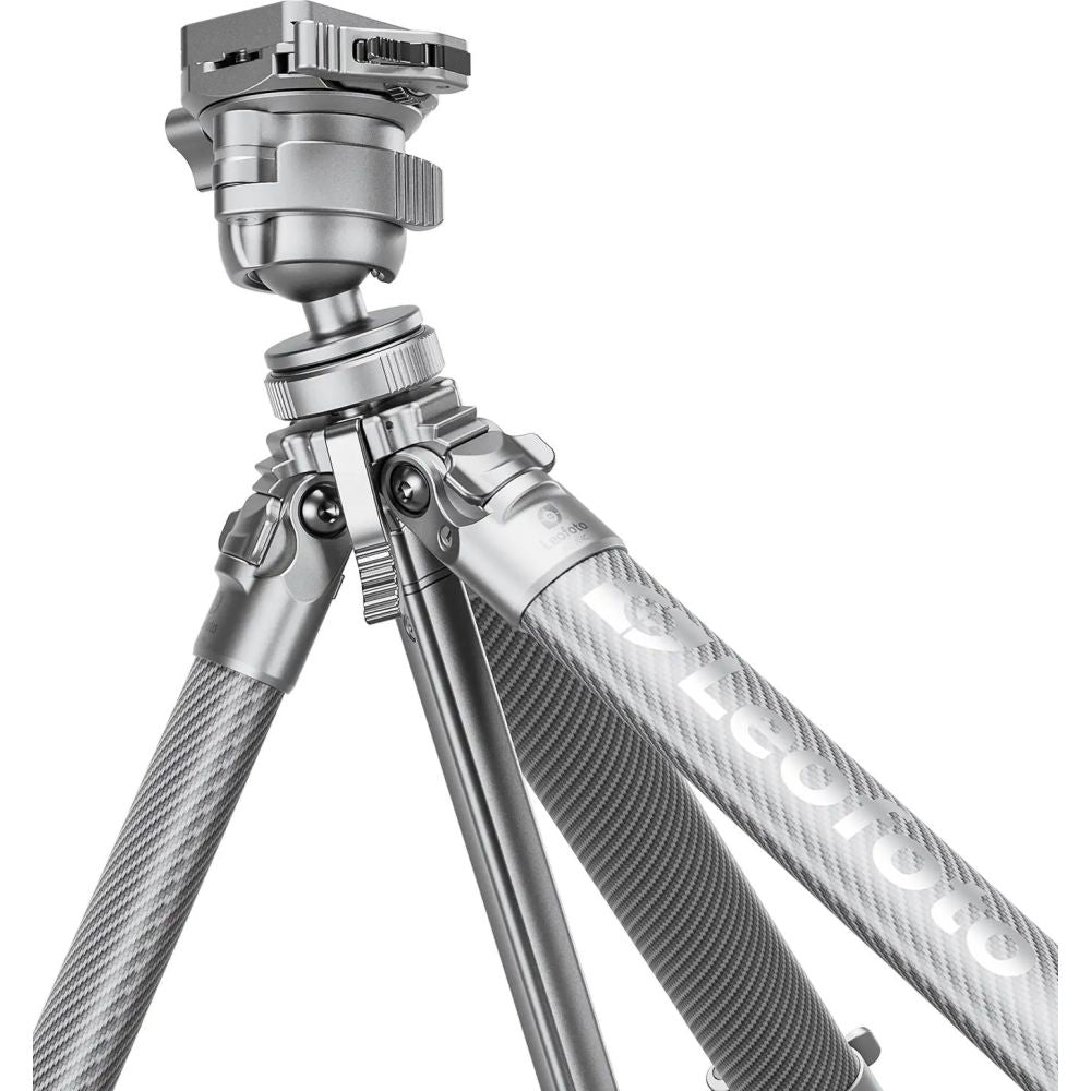 Leofoto AZ-204C+MBH-30 Azure series Ultra Compact tripod, full silver