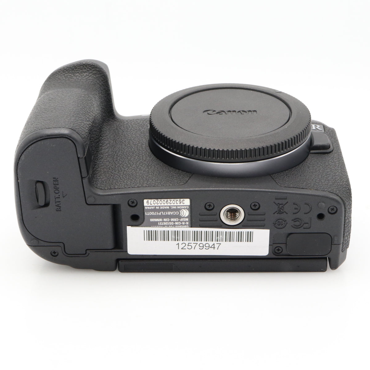 Canon EOS R body used