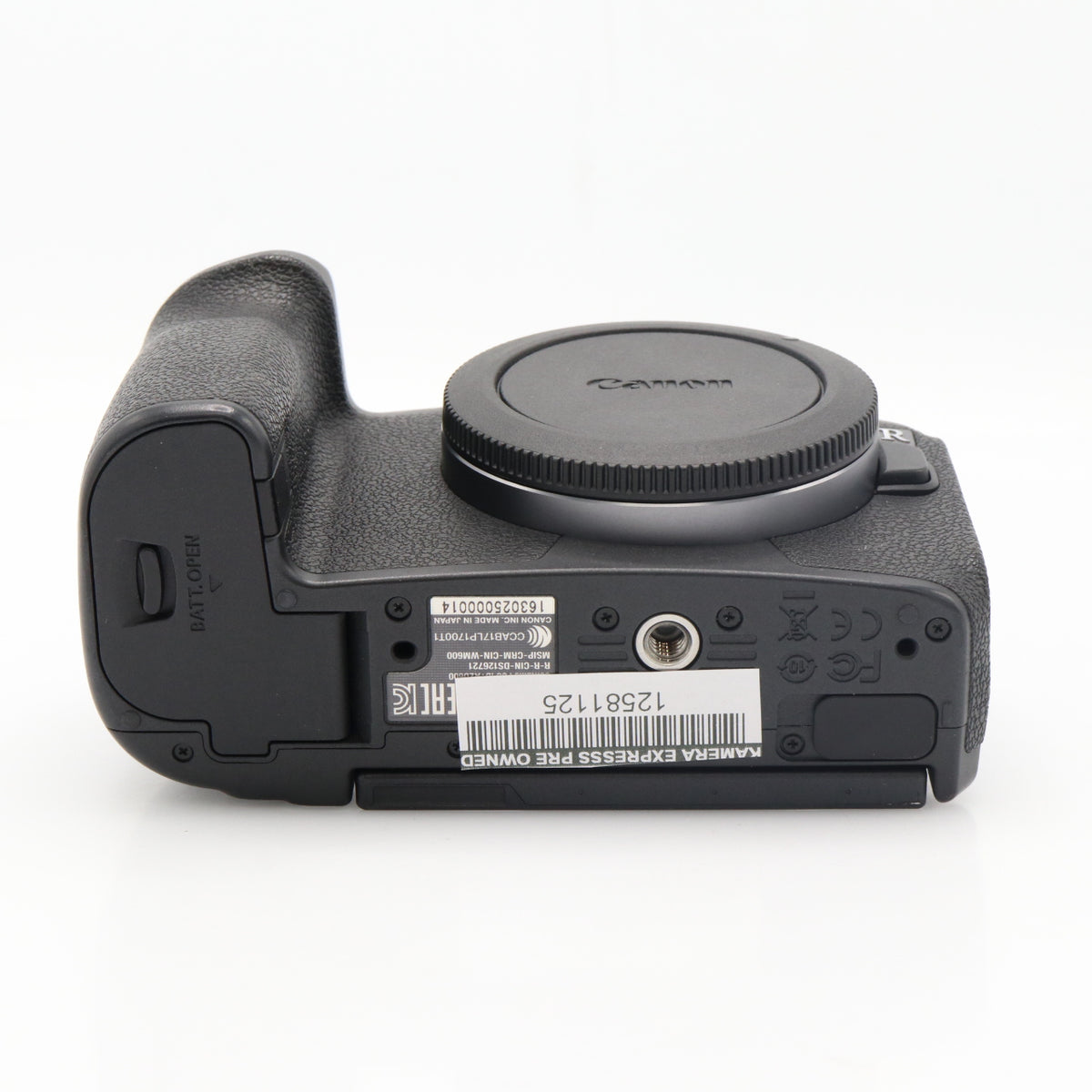 Canon EOS R body used