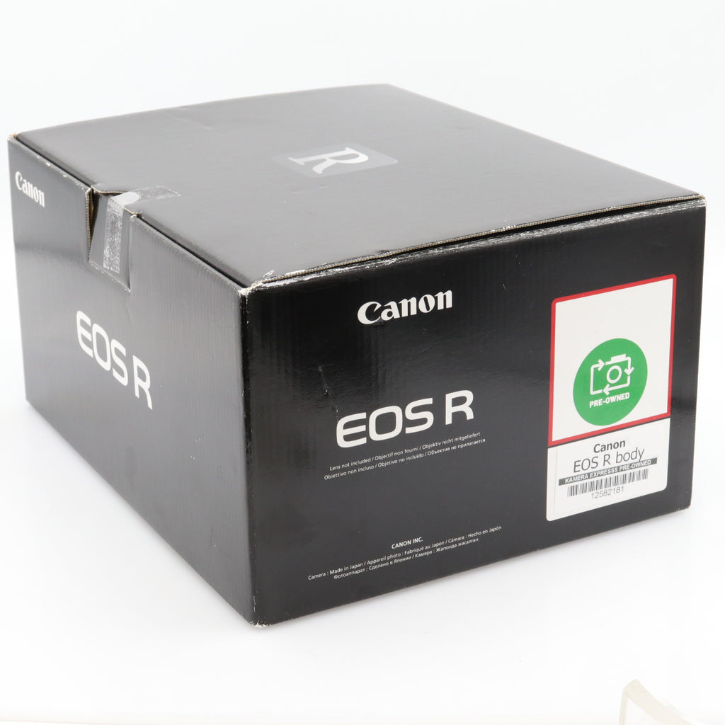 Canon EOS R body used