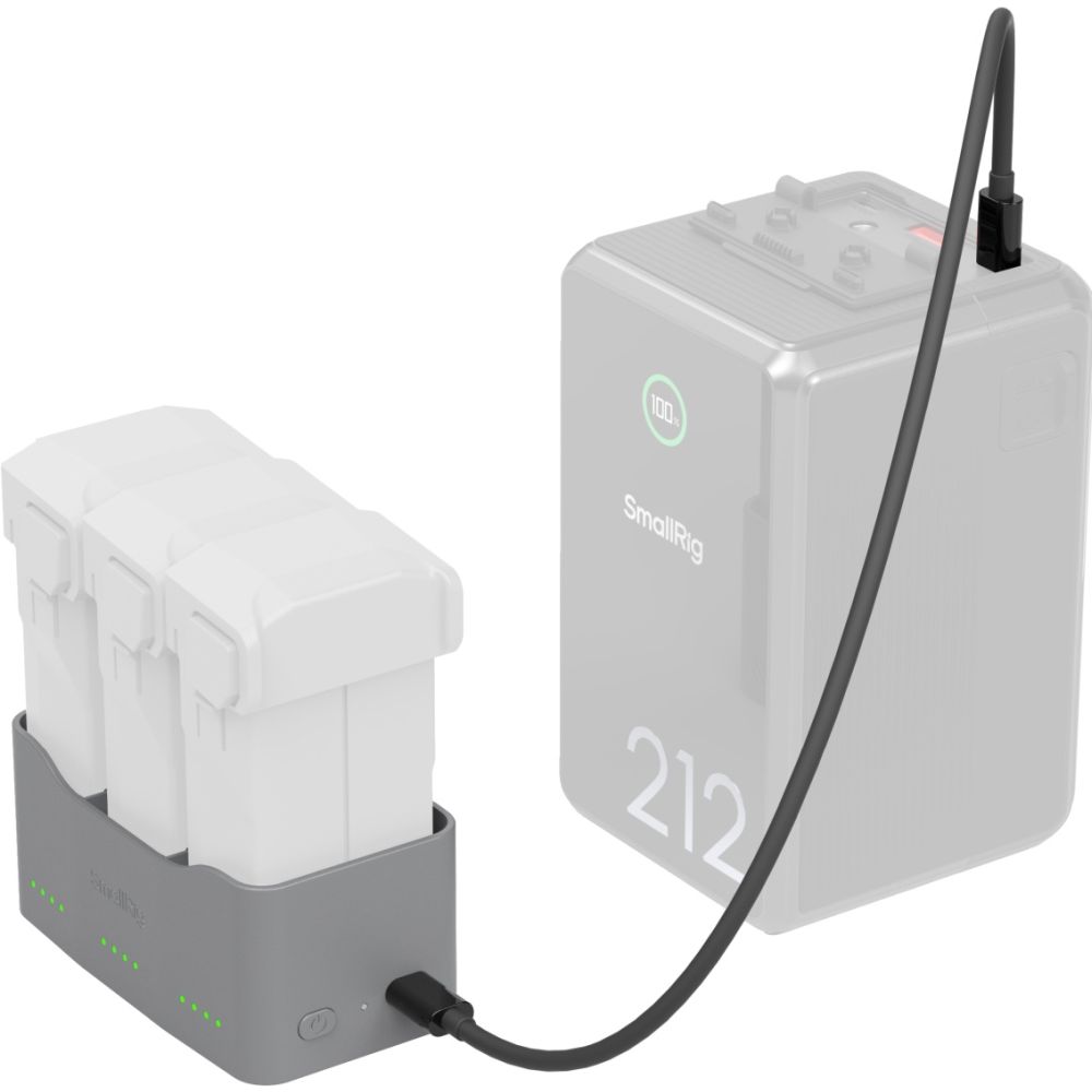 SmallRig 6501 65W Battery Charger for DJI Mini 5 / 4 / 3 Pro