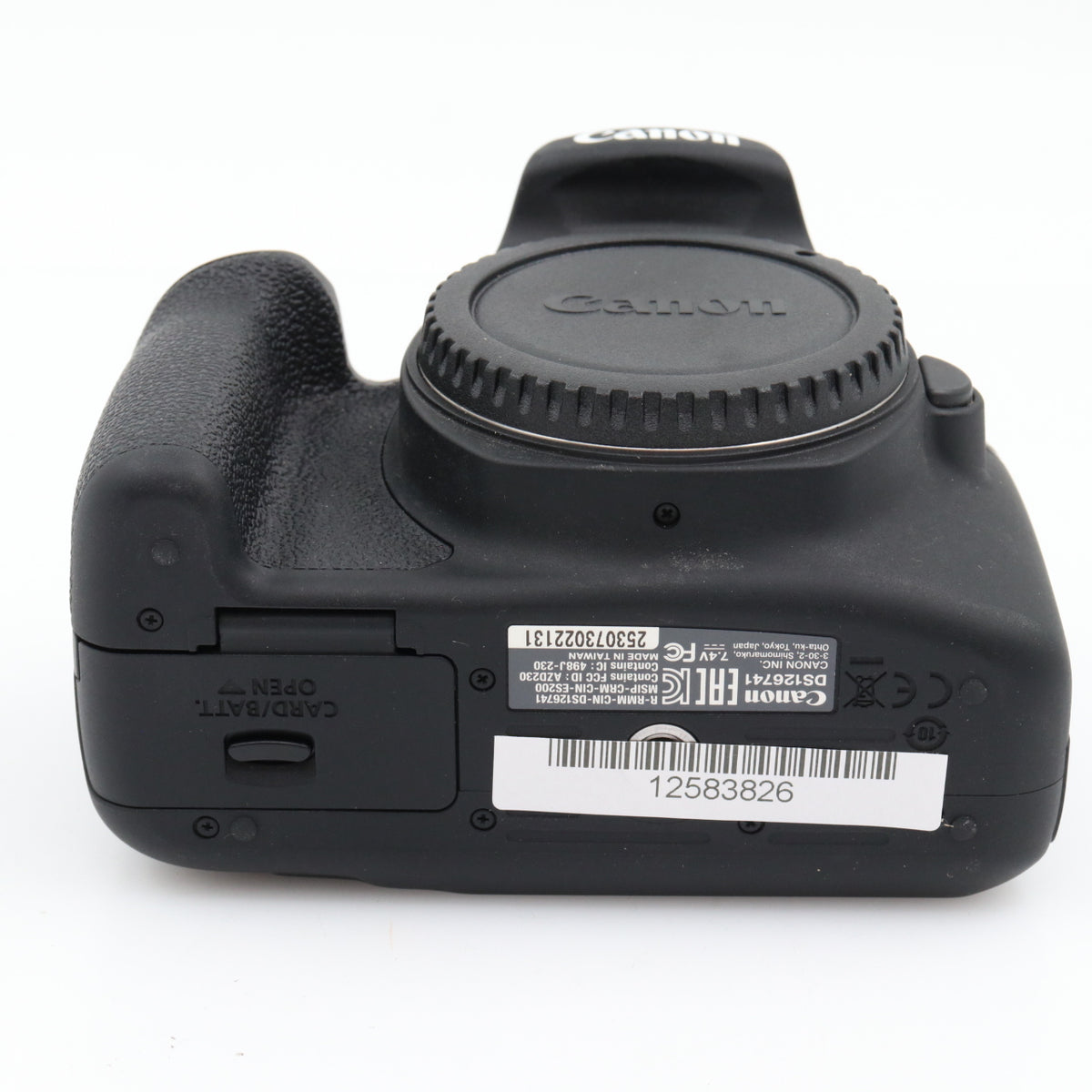 Canon EOS 2000D body used