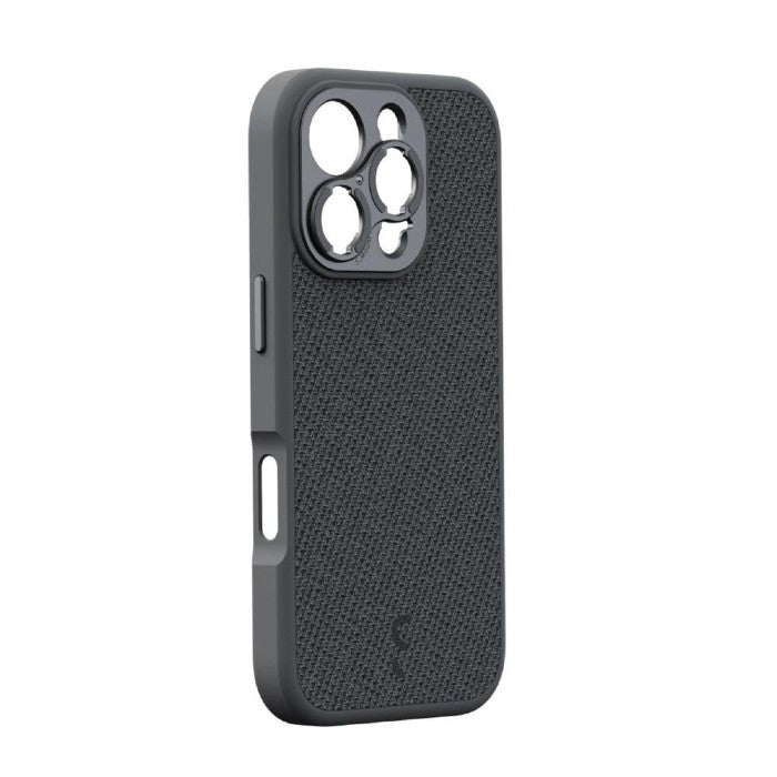 ShiftCam iPhone 16 Pro Case Dark Grey Fabric + LensUltra 16mm Wide angle