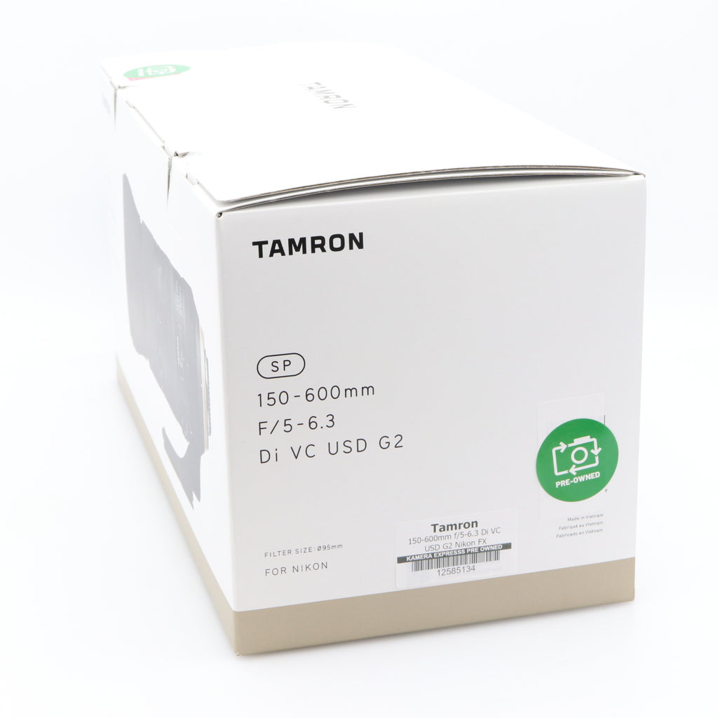 Tamron 150-600mm f/5-6.3 Di VC USD G2 Nikon FX used
