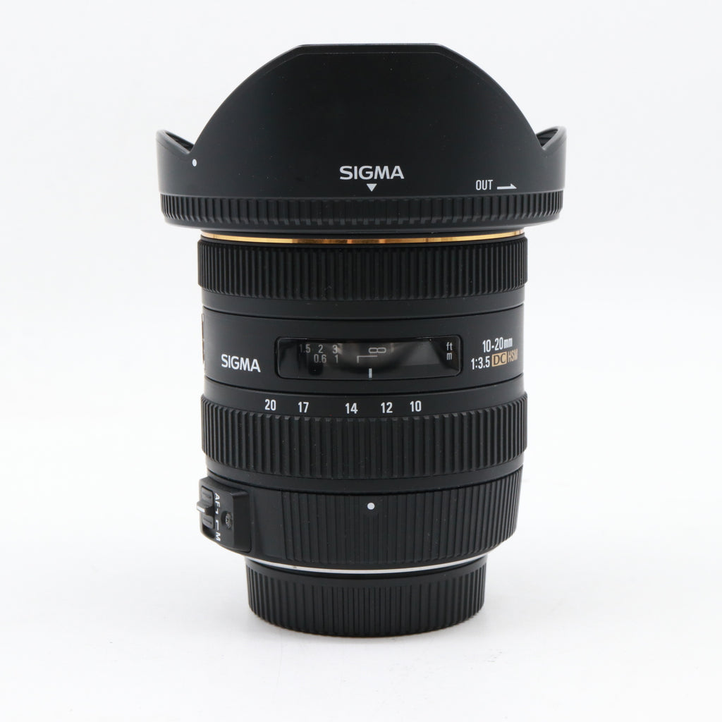 Sigma 10-20mm f/3.5 EX DC HSM Nikon used