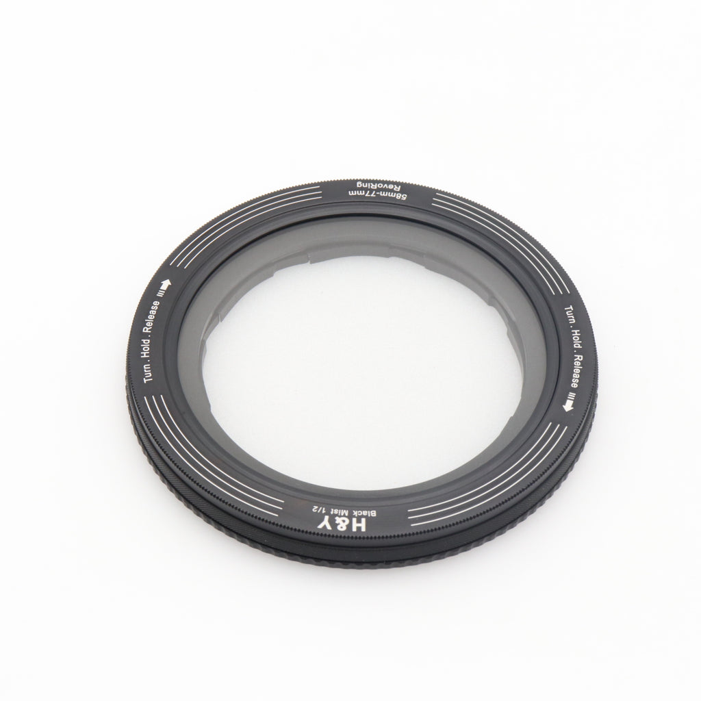 H&Y RevoRing Black promist 1/2 Filter (58-77mm) used
