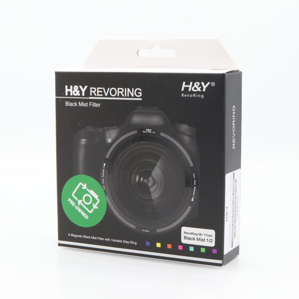 H&Y RevoRing Black promist 1/2 Filter (58-77mm) used