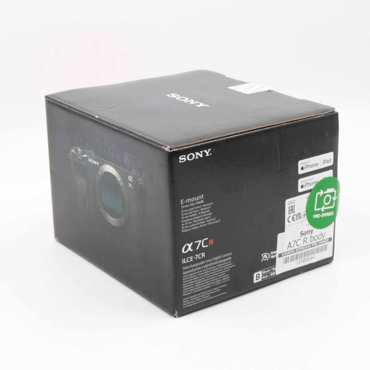 Sony A7C R body used