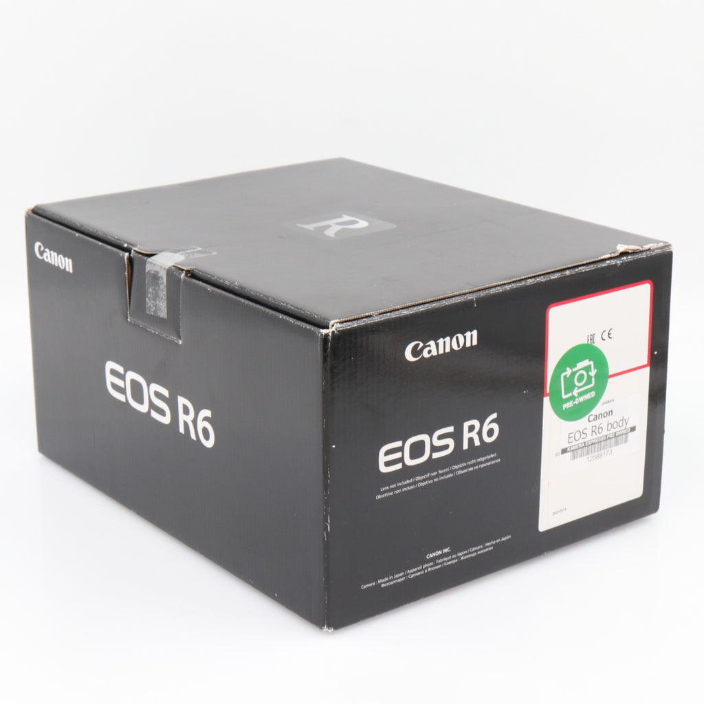 Canon EOS R6 body used