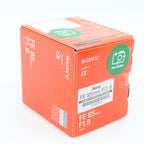 Sony FE 85mm F/1.8 used