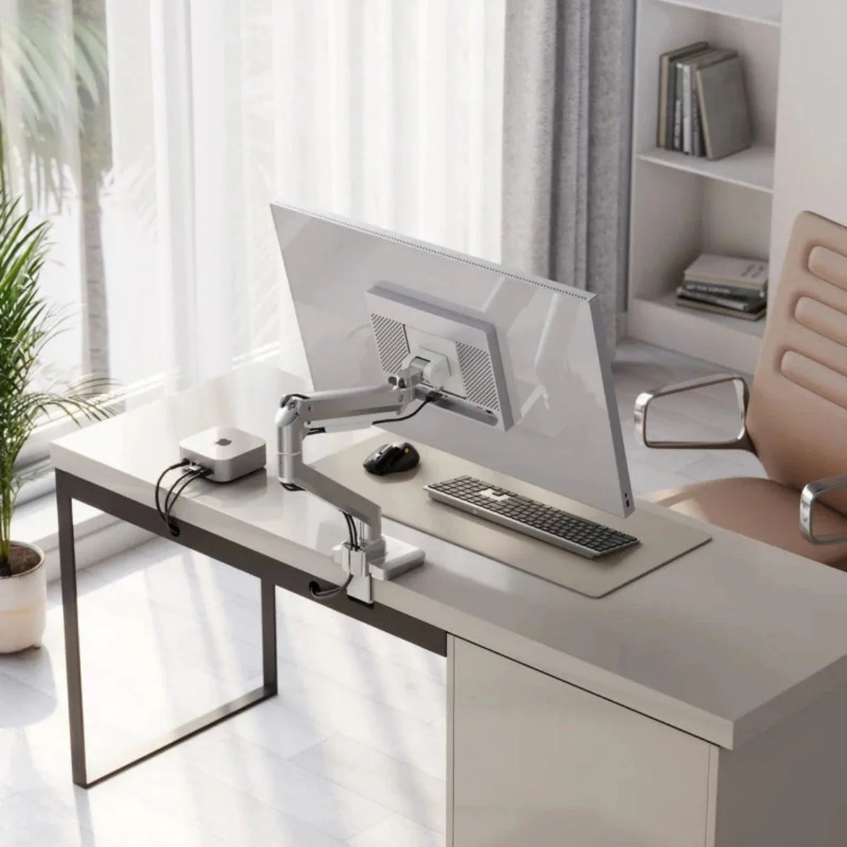 Single Arm Computer Monitor Alogic Flux Flexible Single Monitor Arm