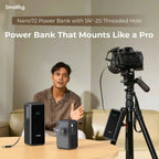 SmallRig 6108 Nano72 Power Bank with V-mount
