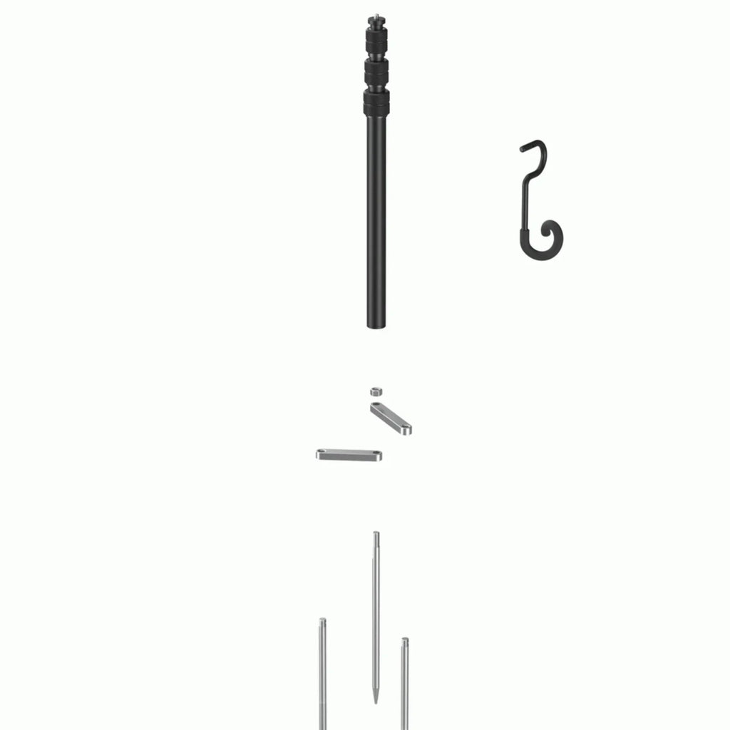 SmallRig 6397 Monopod with Triple Ground Spikes and Ball Head