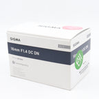 Sigma 16mm f/1.4 DC DN Contemporary Sony E used
