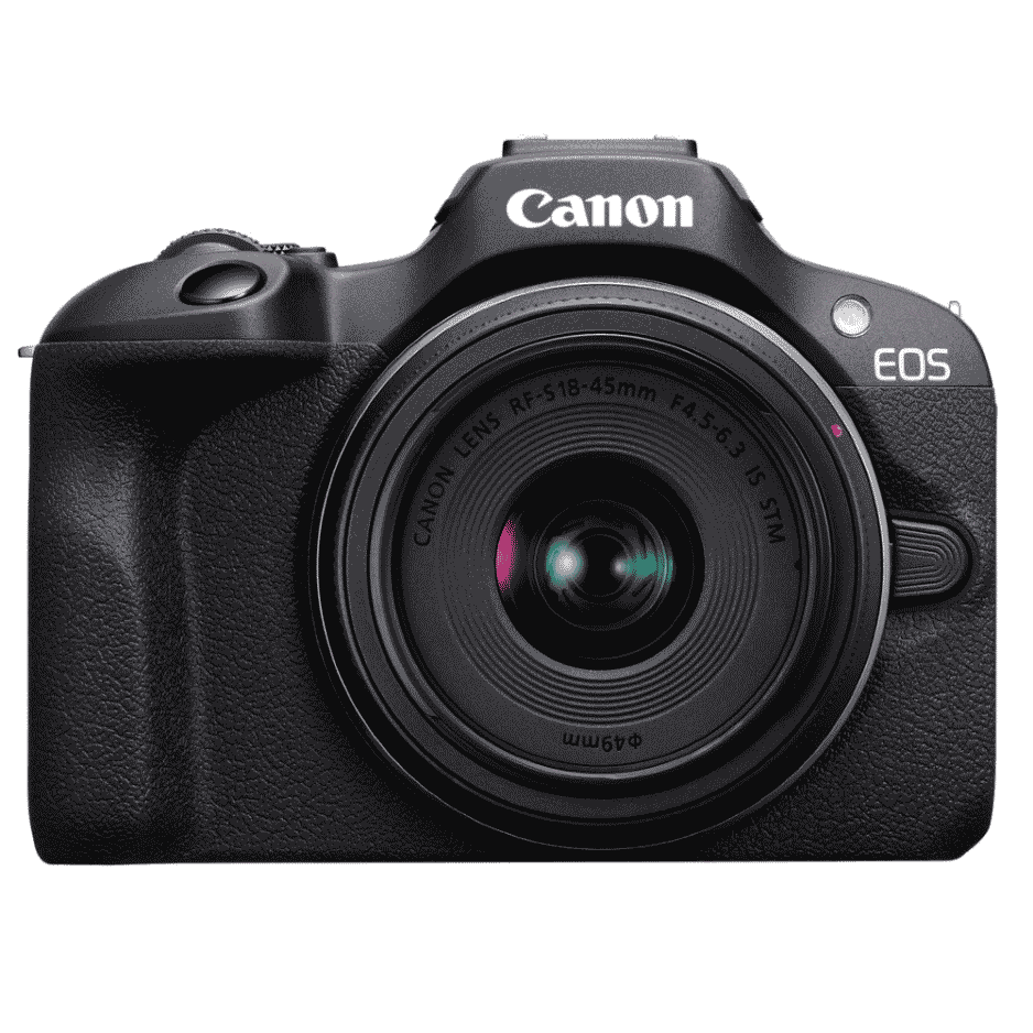 Canon EOS R100 + RF-S 18-45mm IS STM + Lexar 256 GB SD-kaart 
