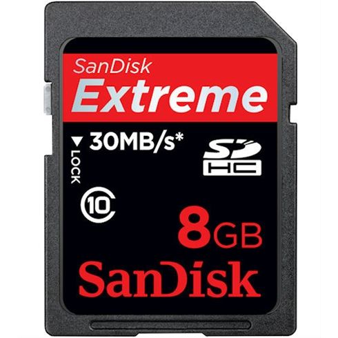 Accompany Presenter Refund Sandisk SDHC 8GB Extreme 30MB/s - Photospecialist