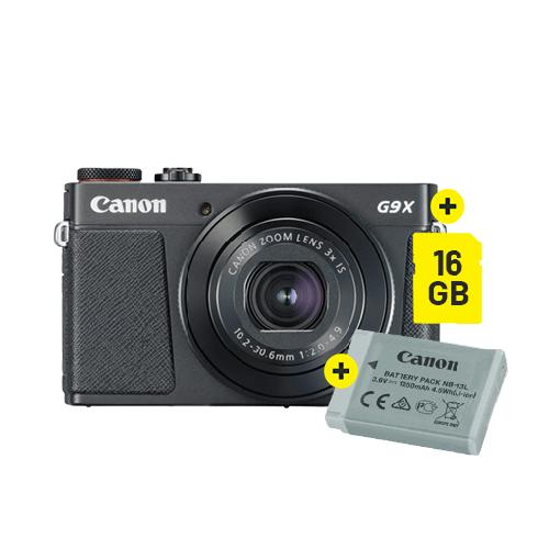 Canon Powershot G9X Mark II Black Starter Kit - Photospecialist