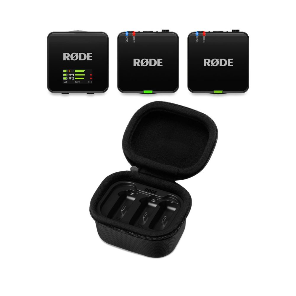 Red Wireless GO III + charging case+