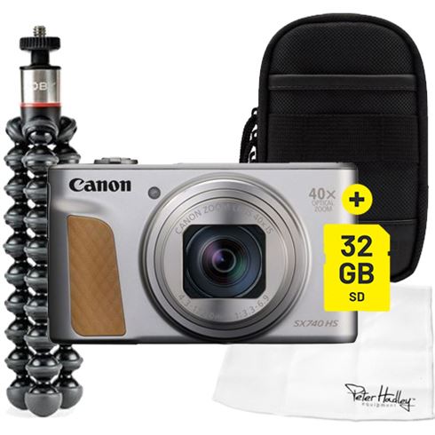 namens ontvangen Zilver Canon Powershot SX740 HS Starter Vlogkit silverb - Photospecialist