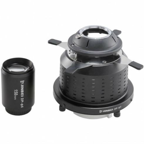 Jinbei DP-ø6 90-150mm Snoot Enfoque Óptica Condensador Spotlight efecto de arte 