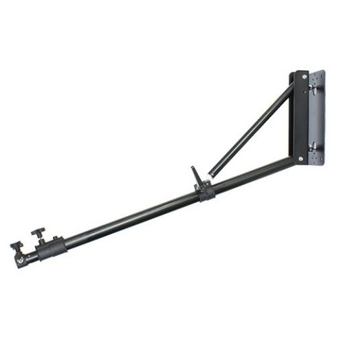 Heavy-Duty Fovitec Steel Construction Bolts Included 1x Photography & Video Extending Wall Mounting Boom Arm - Matte Black Ergonomic Knobs 