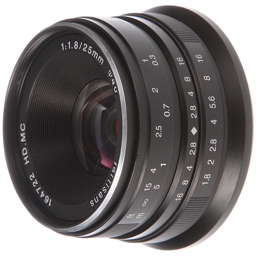 7artisans 25mm F/1.8 Black for Sony E-mount
