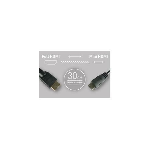 30cm-45cm Atomos Full HDMI to Full HDMI Spiralkabel 
