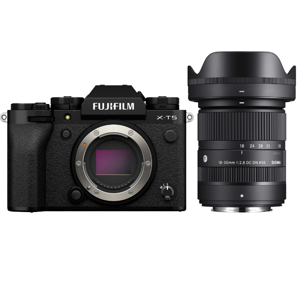 Fujifilm X-T5 black + Sigma 18-50mm F/2.8 DC DN Contemporary Fujifilm X