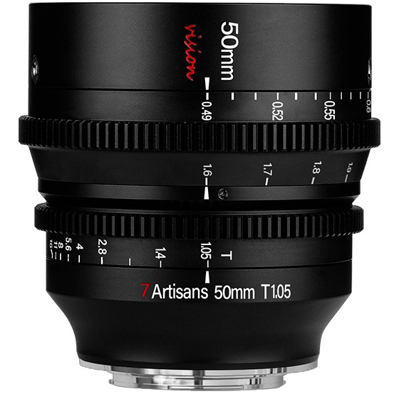 7artisans 50mm T1.05 Canon (EOS-R Mount) Black