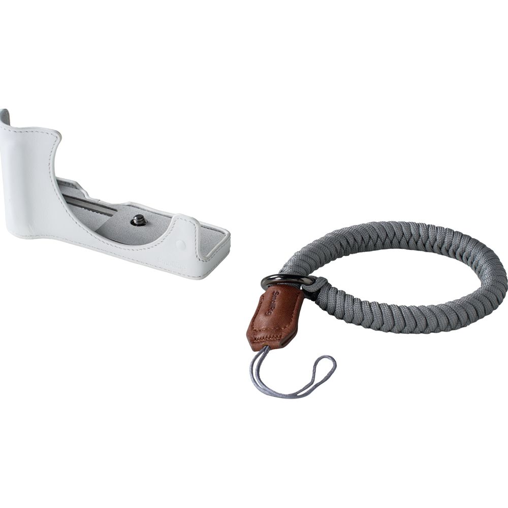 SmallRig 5431 Leather Half Case Kit for Canon EOS R50 V (White) OUTLET