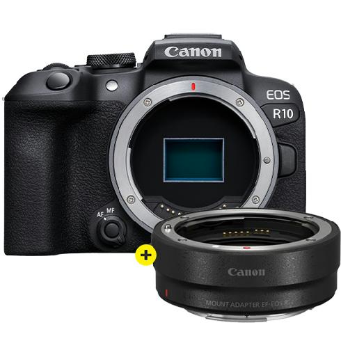 Canon EOS R10 Body + EF - RF Mount Adapter - Photospecialist